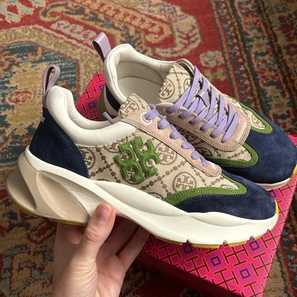 Tory Burch T Monogram Good Luck Trainer - Picture 7 of 16